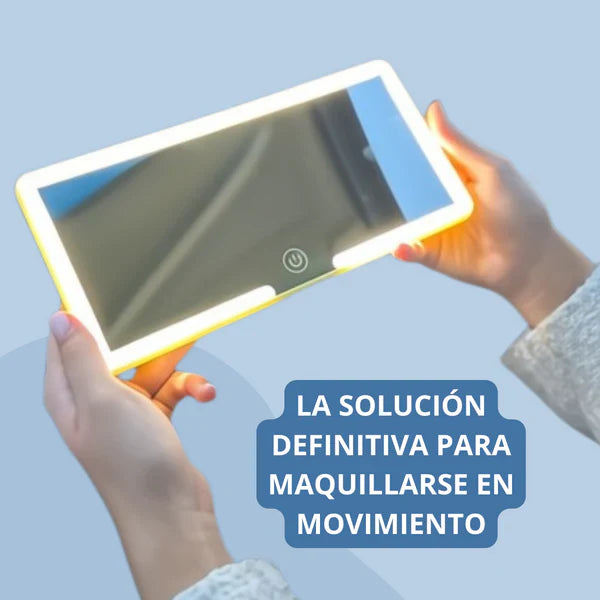Espejo LED Recargable Automotriz
