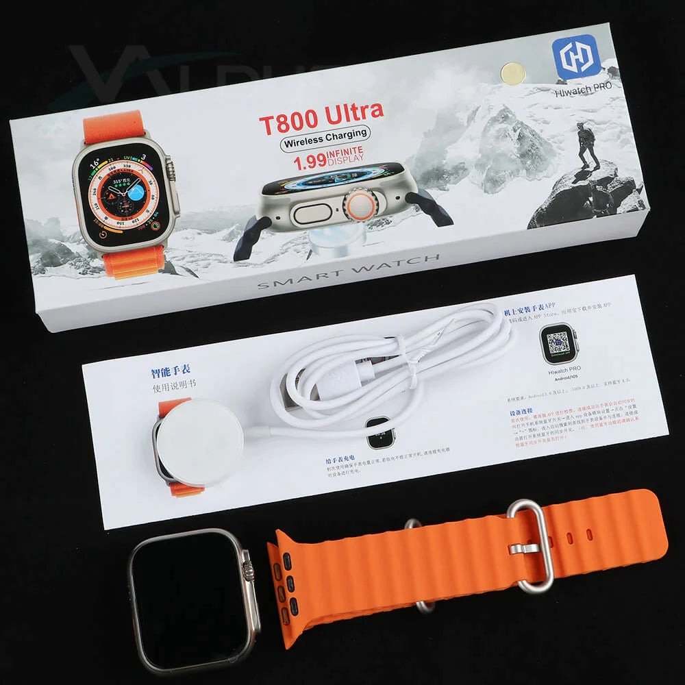 Smartwatch T800 Ultra - 2 correas