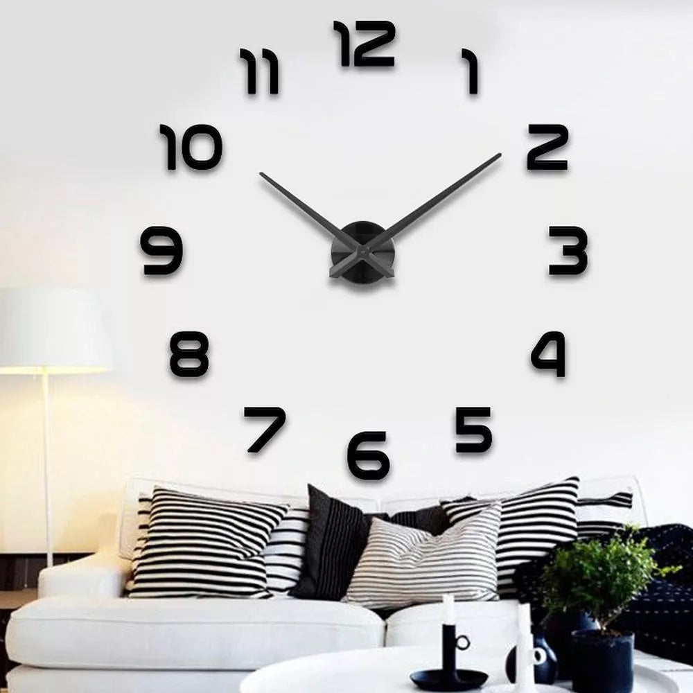 Elegante Reloj de Pared Efecto Loft 3D