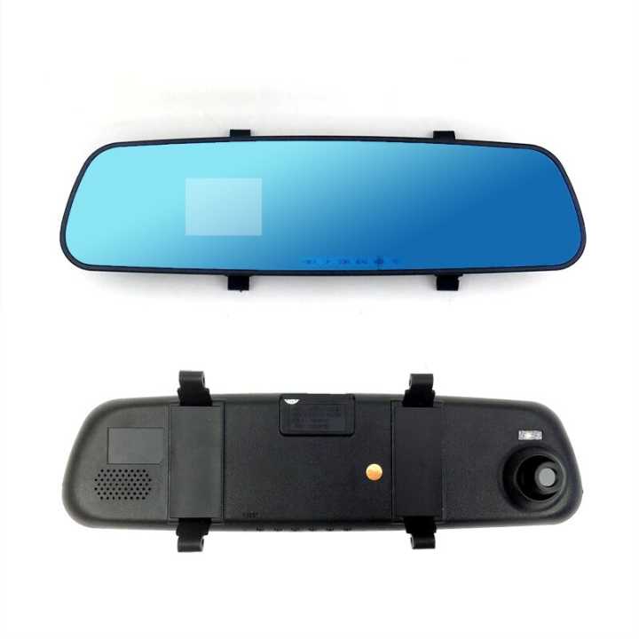 ESPEJO RETROVISOR DOBLE CAMARA HD 🚗📷 GRABA EN HD