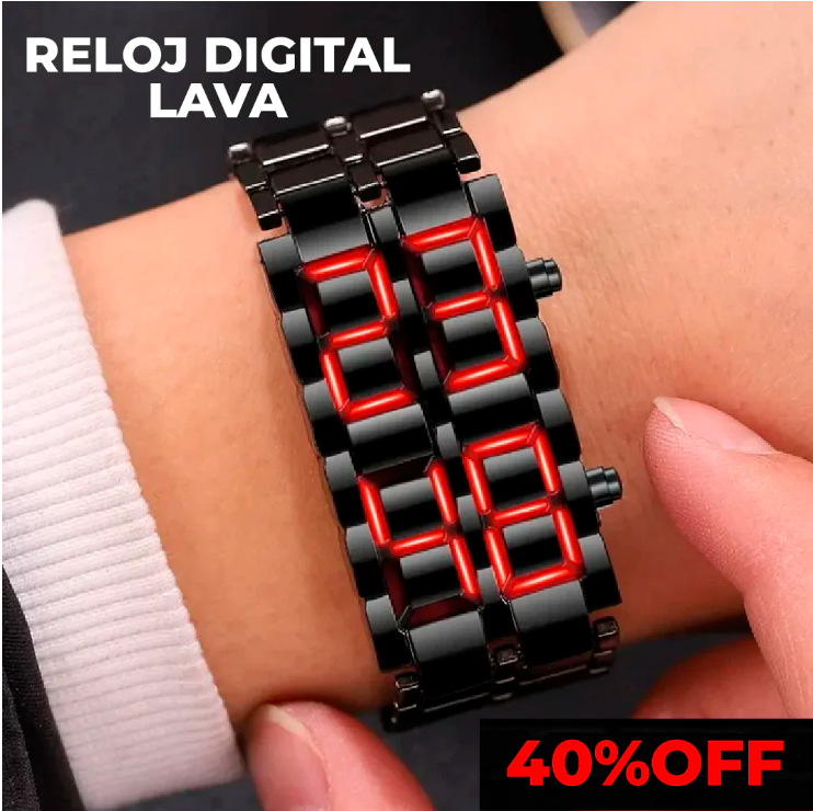 Reloj Digital Lava