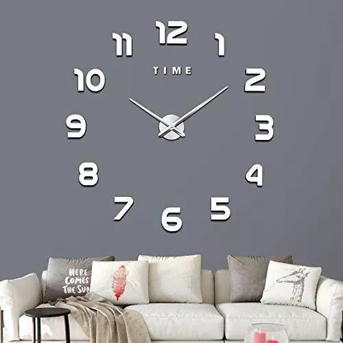 Elegante Reloj de Pared Efecto Loft 3D