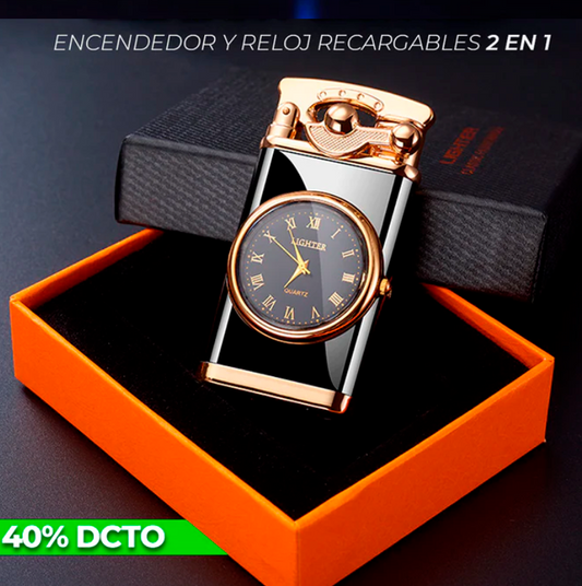 Encendedor Reloj Recargable