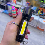 Linterna Llavero Recargable + Linterna LED