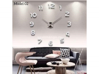 Elegante Reloj de Pared Efecto Loft 3D