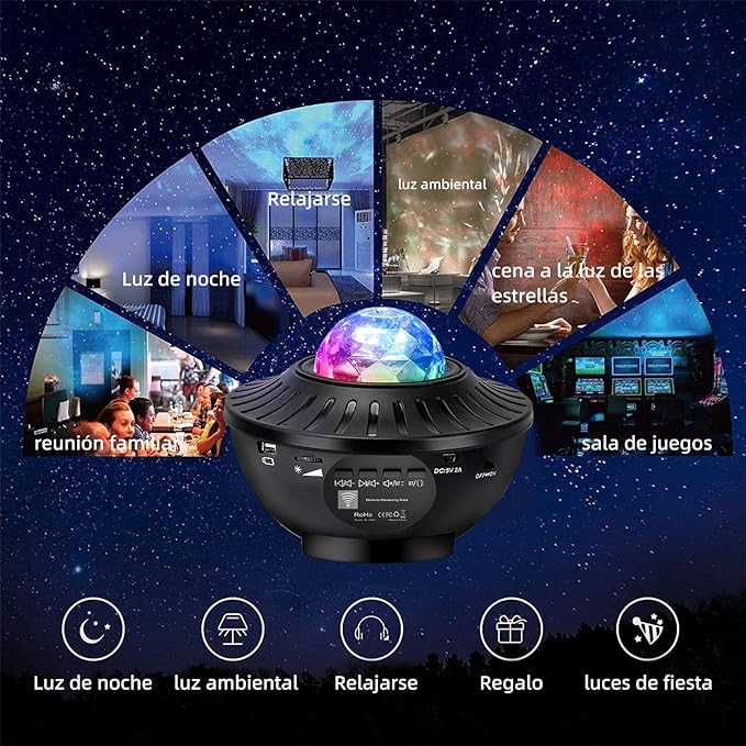 Proyector de estrellas Galaxy PRO