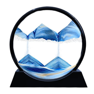 Reloj de Arena 3D con Paisajes de Profundidades Marinas