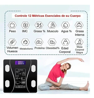 Balanza Corporal Digital Inteligente Con Bluetooth 💪🏼