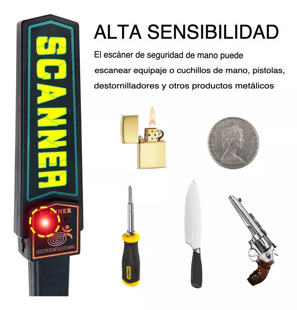 Detector de Metales Profesional de Seguridad