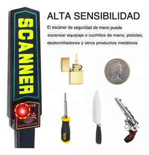 Detector de Metales Profesional de Seguridad