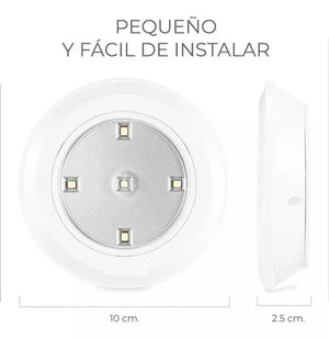 Lampara Luz Led 3 Pzs + Control Remoto Inalambrica Adherible