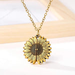 COLLAR DE GIRASOL "YOU ARE MY SUNSHINE" + CAJA DE REGALO🌻