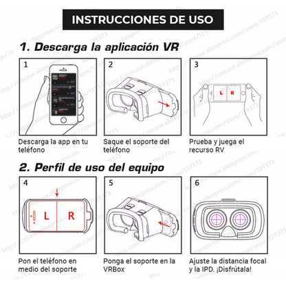 GAFAS VR BOX + CONTROL