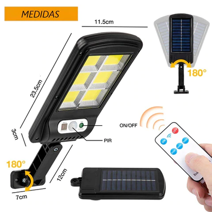 (2X1) Farola LED Solar Con Sensor de Movimiento - PAGUE 1 LLEVE 2