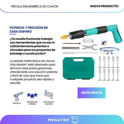 Pistola Remachadora de Clavos