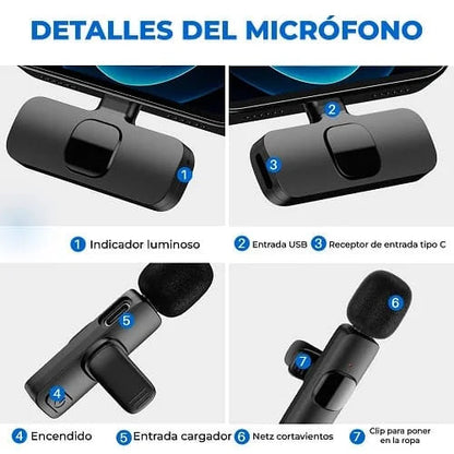 MICROFONO INALAMBRICO PRO - LOS CABLES YA NO SERÁN UN PROBLEMA!