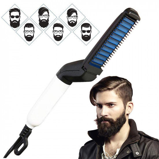 Plancha Cepillo De Barba Y Cabello