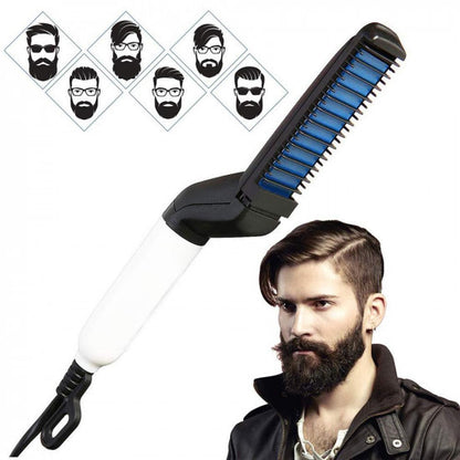 Plancha Cepillo De Barba Y Cabello