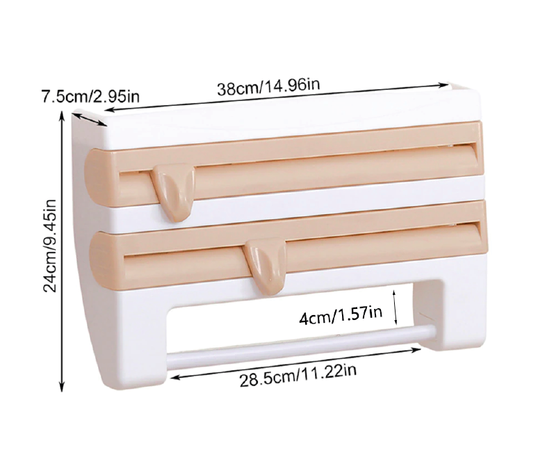 Dispensador Cortador de Papel para Cocina