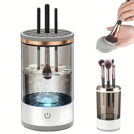 Limpiador Automático de Brochas de Maquillaje