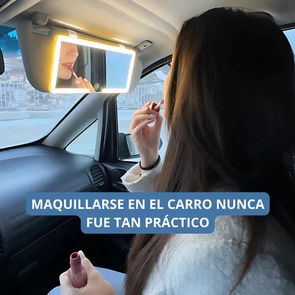 Espejo LED Recargable Automotriz