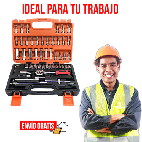 QuickFix®️ - Kit de 46 Piezas de Brocas y Destornillador