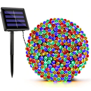 Luces Solares Navideñas EcoFestivas (12 Metros)