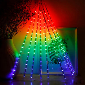 Luces Meteorito LED Navideñas Solares