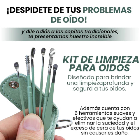 (2X1) Kit Limpiador de Oídos Profundo  - PAGUE 1 LLEVE 2