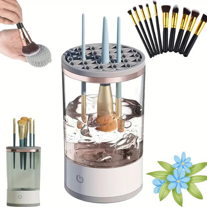 Limpiador Automático de Brochas de Maquillaje