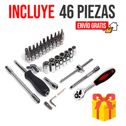 QuickFix®️ - Kit de 46 Piezas de Brocas y Destornillador