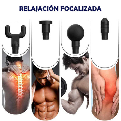 Masajeador Profesional Recargable 4 en 1