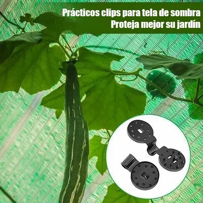 Kit de 20 Clips de Fijación para Tela de Sombra