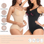 WARMHEART Body Faja Moldeador de Cintura Levanta Glúteos Tela Microfibra Compresión Reductora Tirantes Ajustables Moldeador Corporal