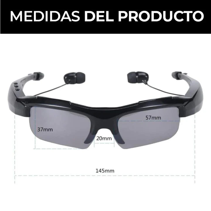 LENTES CON TECNOLOGÍA BLUETOOTH 5.0