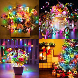 Luces Solares Navideñas EcoFestivas (12 Metros)