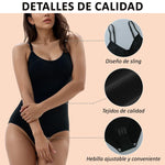 WARMHEART Body Faja Moldeador de Cintura Levanta Glúteos Tela Microfibra Compresión Reductora Tirantes Ajustables Moldeador Corporal