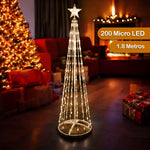 Árbol Navideño Micro LED Mágico
