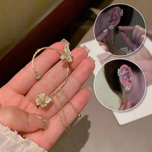Pendientes Clip de Mariposa Encantadora