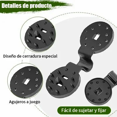 Kit de 20 Clips de Fijación para Tela de Sombra