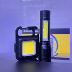 Linterna Llavero Recargable + Linterna LED