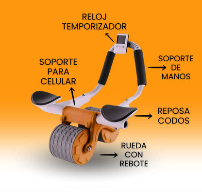 RUEDA ABDOMINAL DE REBOTE AUTOMATICO