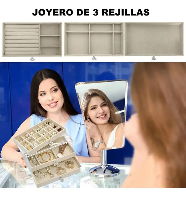 Organizador de Joyería Apilable