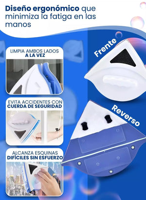 Limpiavidrios Magnético Doble