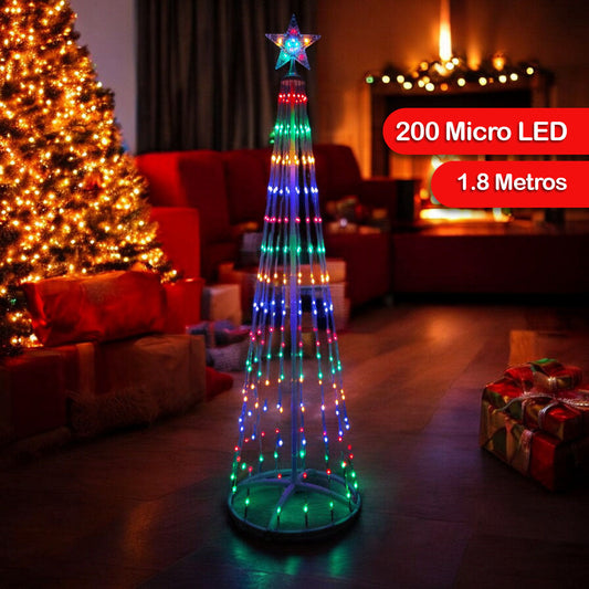 Árbol Navideño Micro LED Mágico