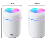 Humidificador LED Portátil y Aromático