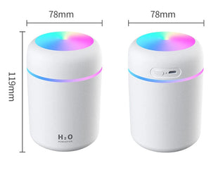 Humidificador LED Portátil y Aromático