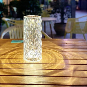 Lámpara Mágica de Cristal Rosa