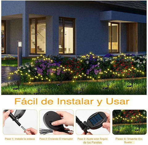 Kit Luces LED Mágicas de Luciérnaga (Incluye 2 piezas de 6 luces LED cada una)