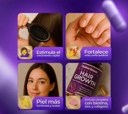 Cápsulas Crece Cabello Rápido